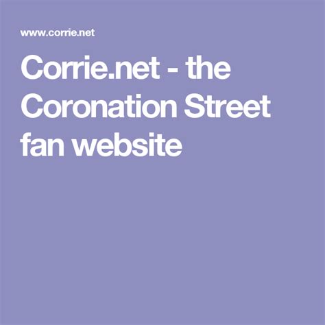 corrie.net|corrie.net.com.